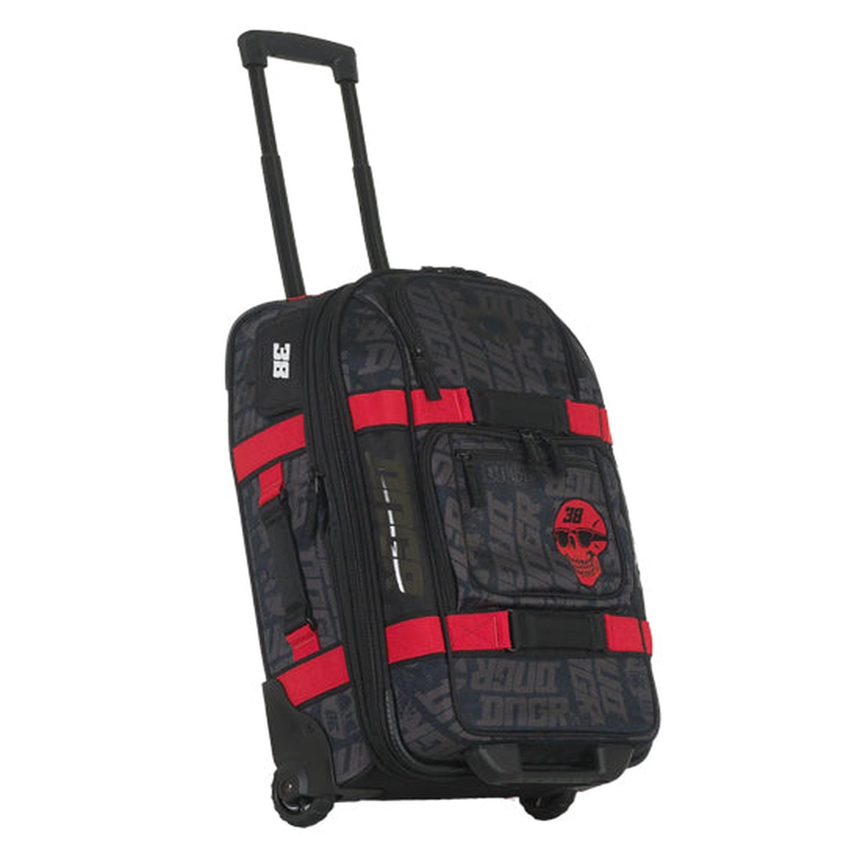 Ogio ONU 22 Travel Bag - DNGR x Flat Blk/Red (Carry-On)