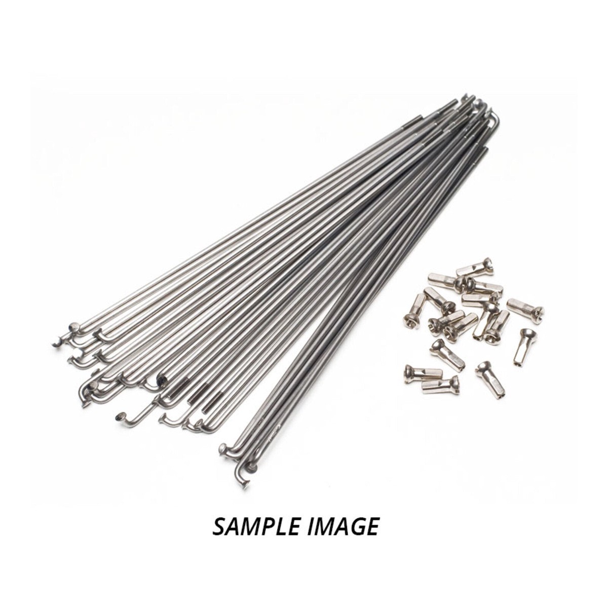 SPOKESET EXCEL STAINLESS RR 18" 36PC #8 (4.0 mm)