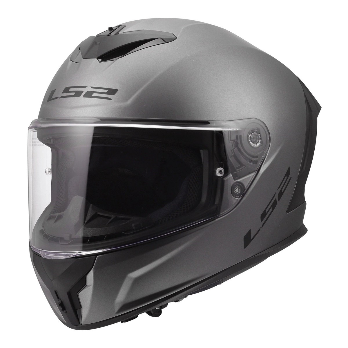 LS2 FF820 Rapid III Solid Helmet - Matte Titanium