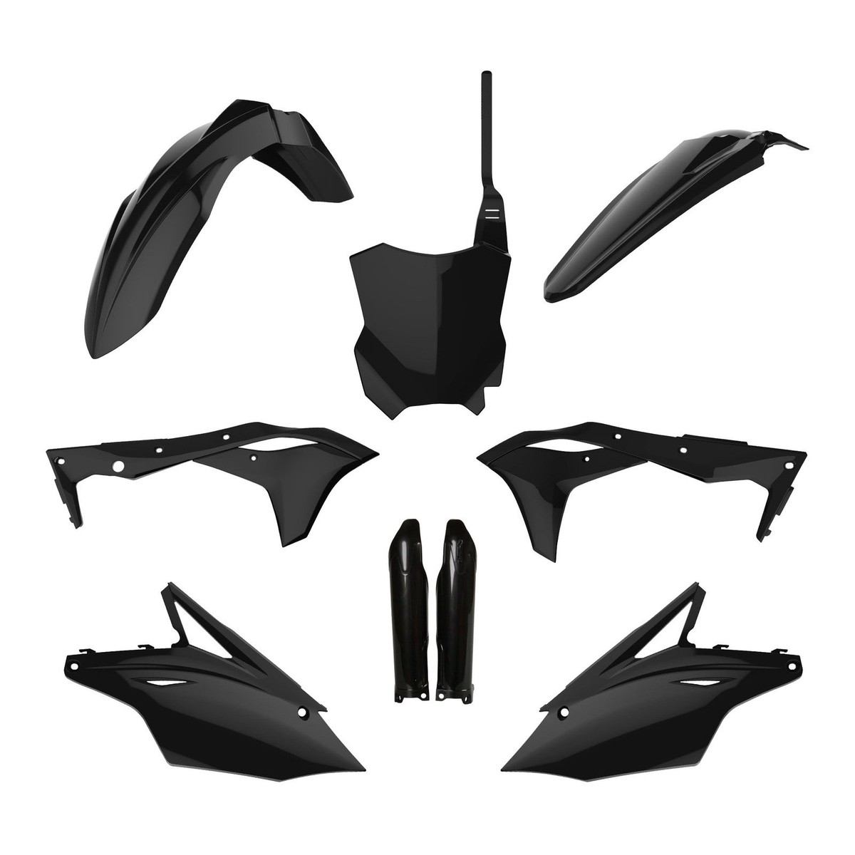 Polisport Full Kit Kawasaki KX250F ('17-'20) - Black