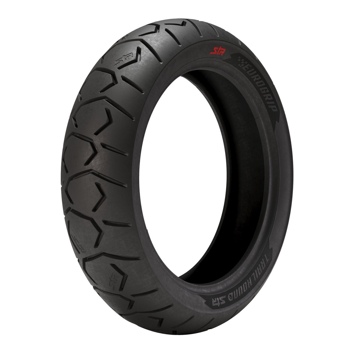 Eurogrip Trailhound STR 130/80-17 Rear Tubeless Tyre (65H Rating)