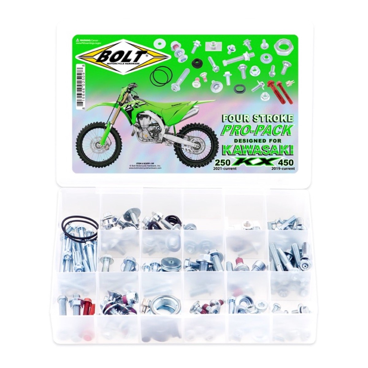 Bolt 4-Stroke Pro Pack for Kawasaki 21+ KX250, 19+ KX450
