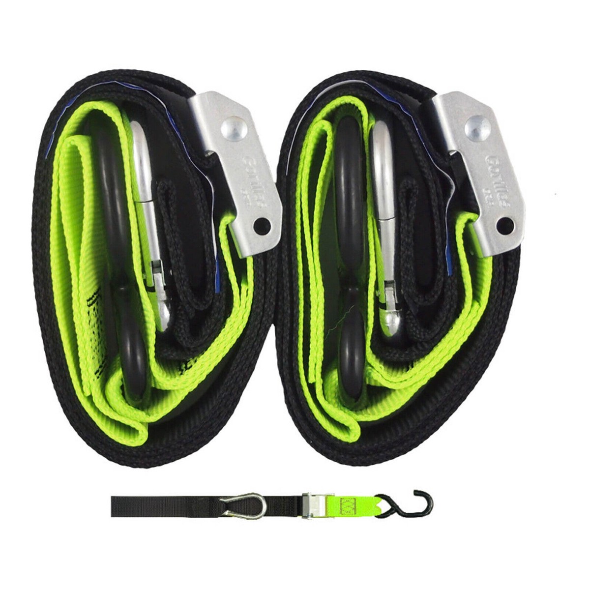 Gorillas Grip Tie Down 38mm S / HK Black / Green Loop