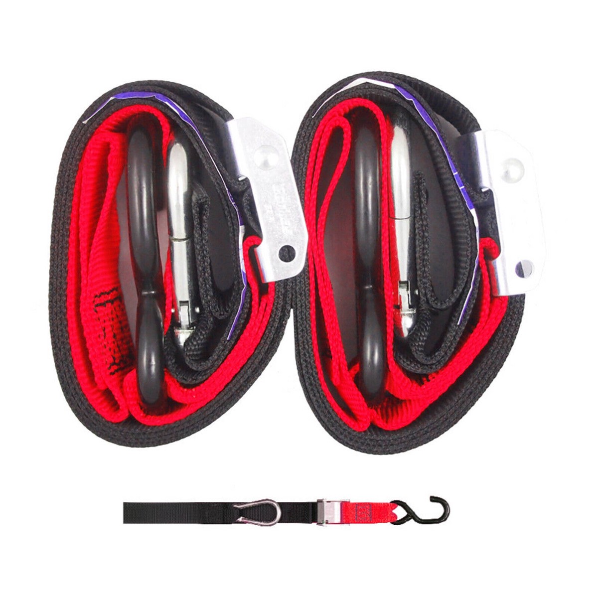 Gorillas Grip Tie Down 38mm S / HK Black / Red Loop