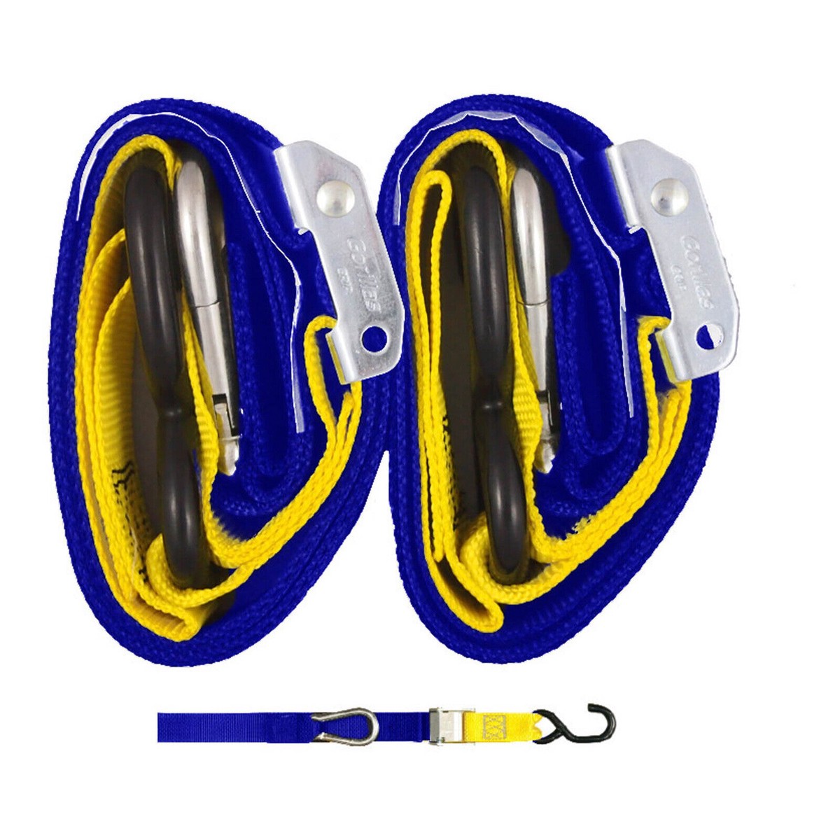 Gorillas Grip Tie Down 38mm S / HK Blue / Yellow Loop