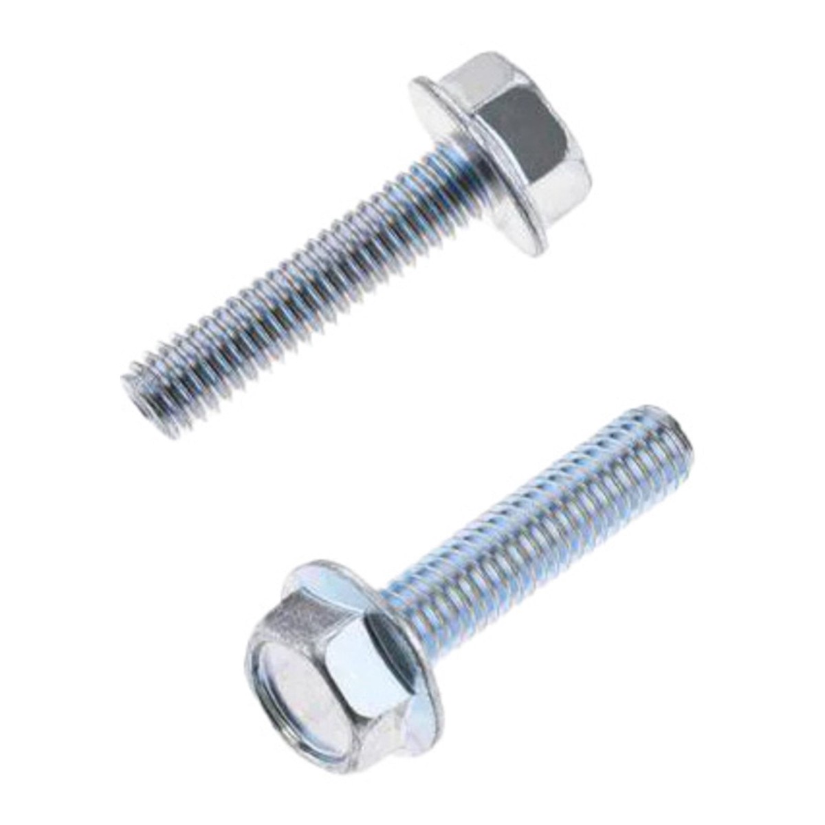 Bolt 6x25mm Hex (10mm Head) Flange Bolt (Packet of 10)