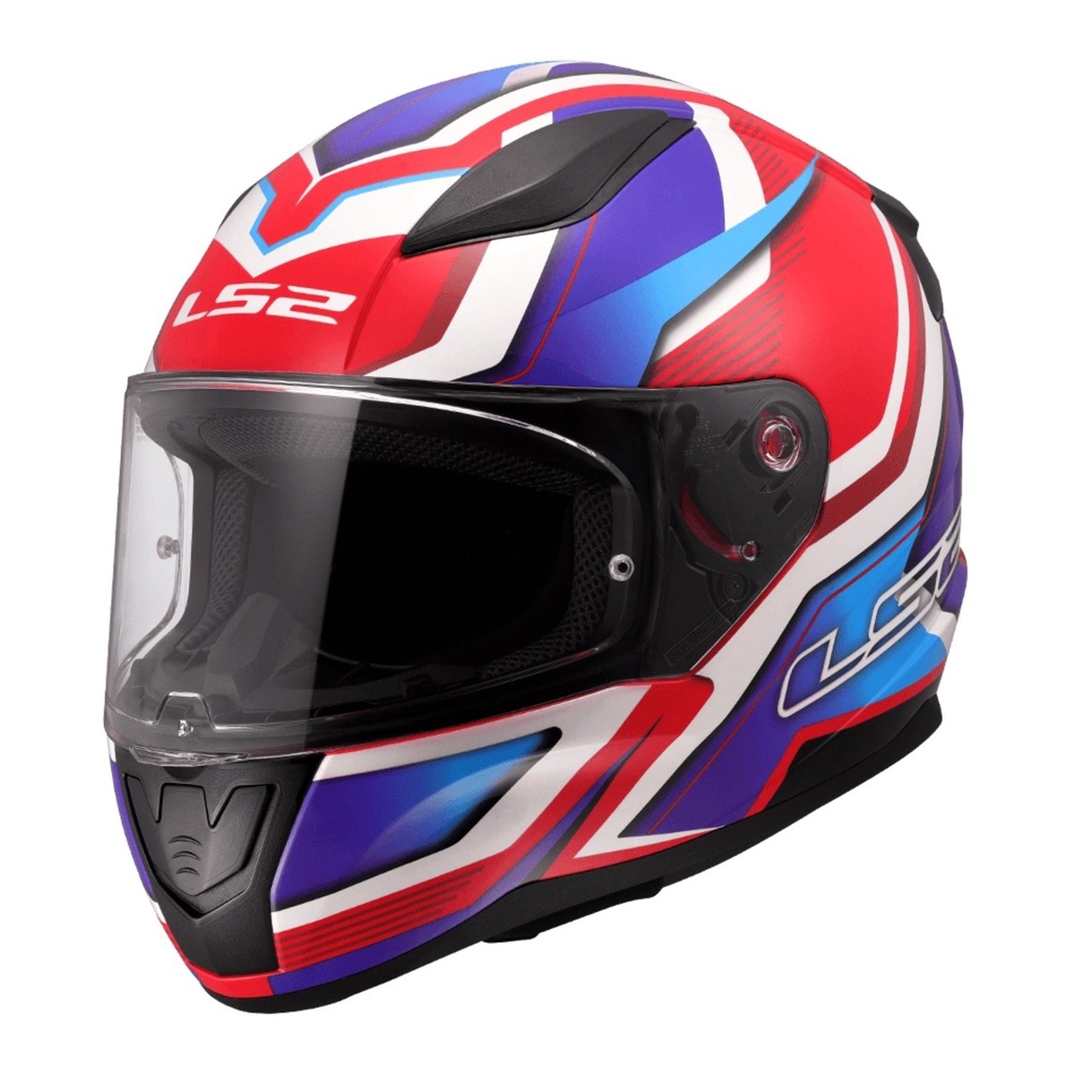 LS2 FF353 Rapid II Helmet Flitz - White / Blue / Red