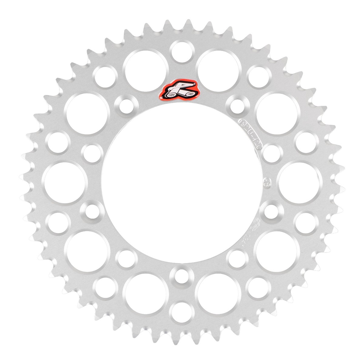 Renthal Rear Sprocket 48T Alloy 7075-T6 Grooved - Silver (KTM, Husqvarna)