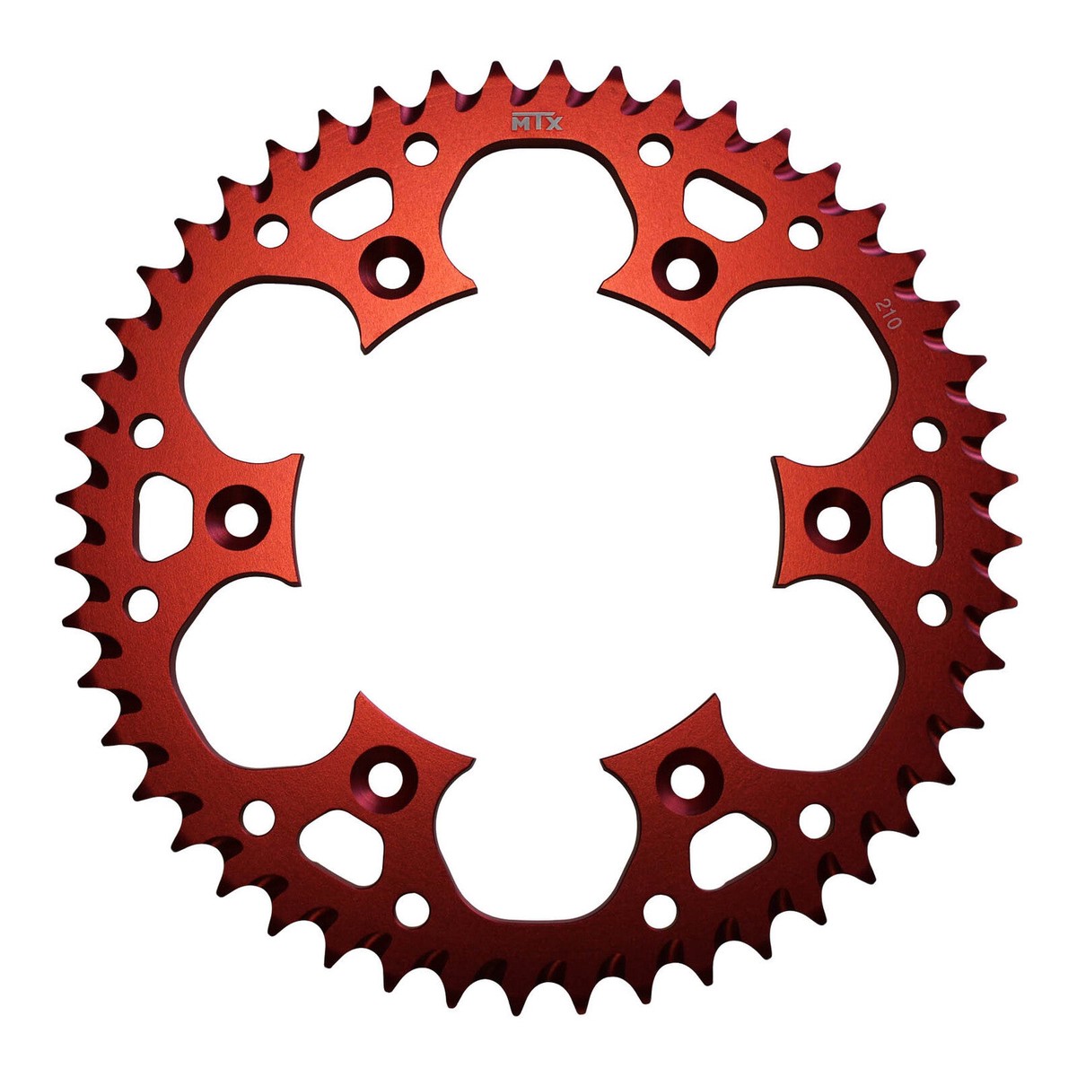 MTX 210 Zero Aluminium Rear Sprocket #520 - Red