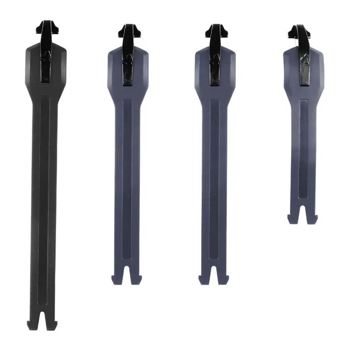 Leatt 4.5 Strap Kit - Graphene / Black (4 pcs)