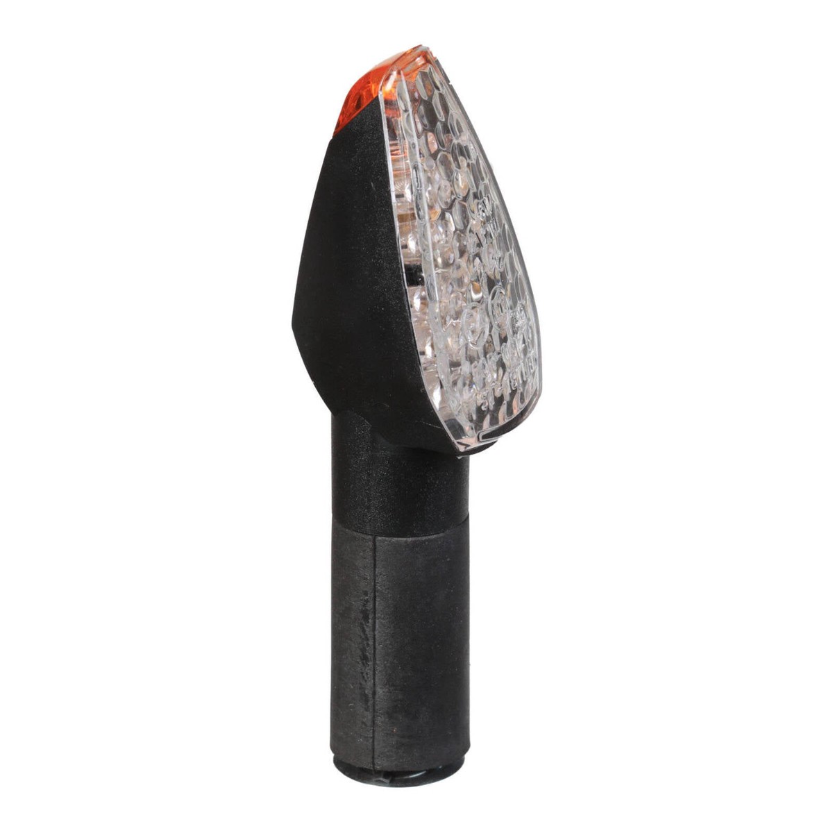 WMP LED Roadhawk MK3 Flasher - Black, Long Stem