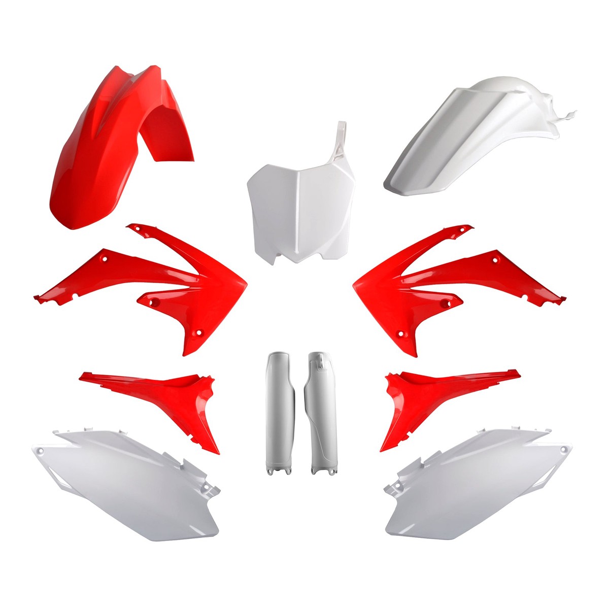 Polisport Full Kit Honda CRF250R '11-'13 / CRF450R '11-'12 - OEM Red / White