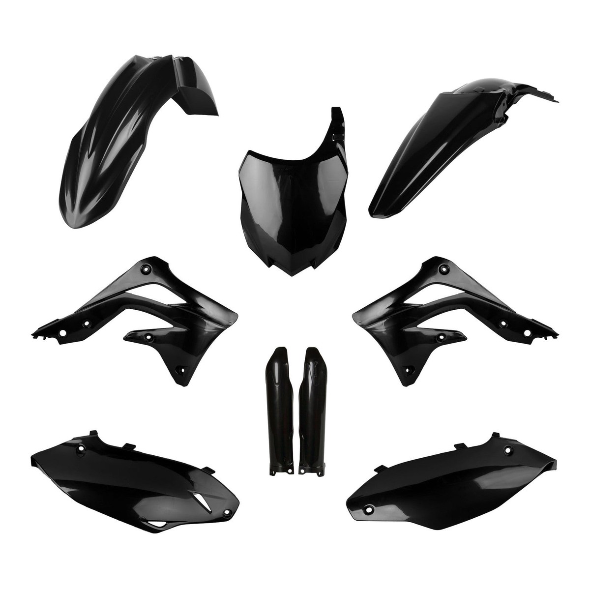 Polisport Full Kit Kawasaki KX450F '13'15 - Black