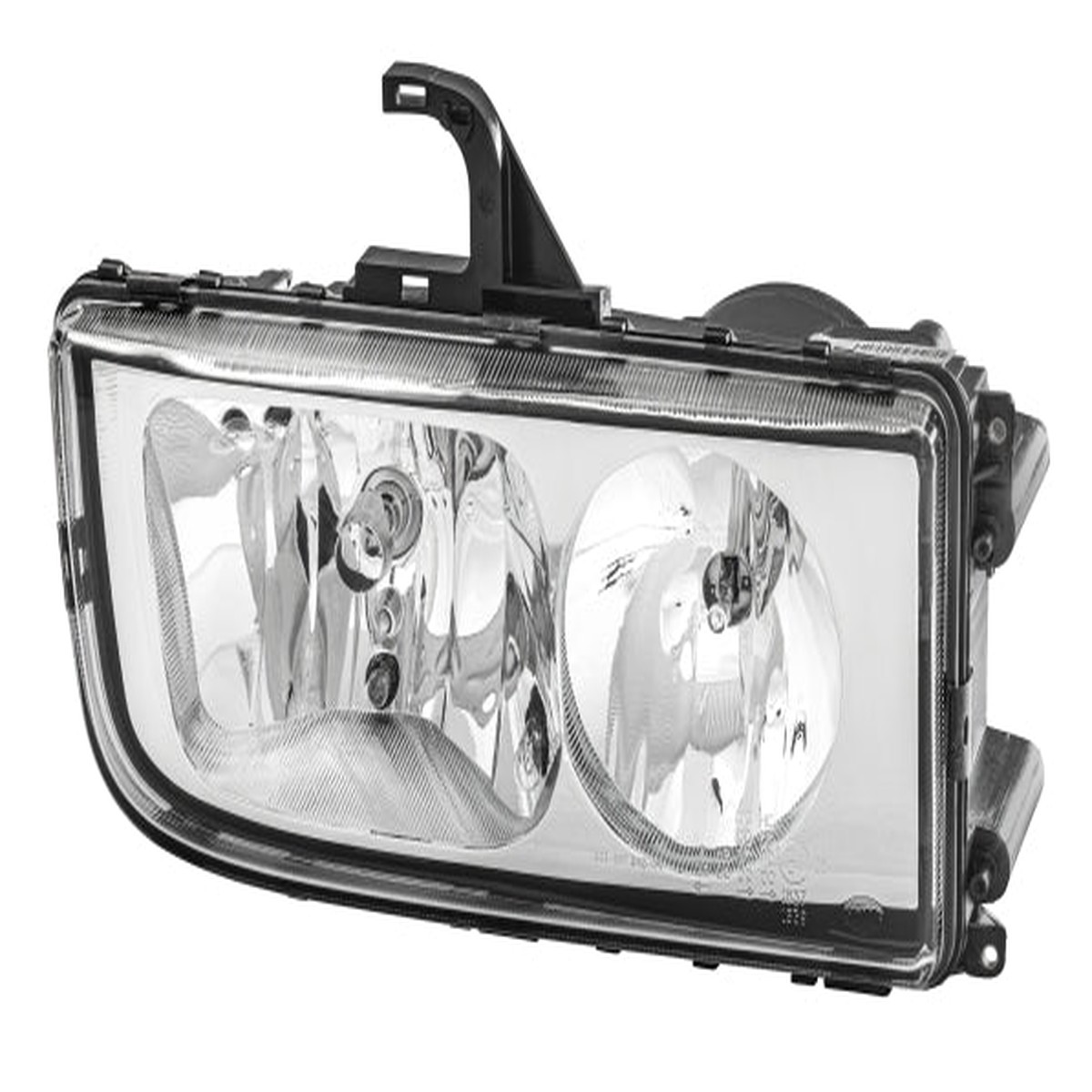 HELLA 1DB 247 011-021 Halogen Headlight for Mercedes-Benz Axor II for right-hand traffic- right