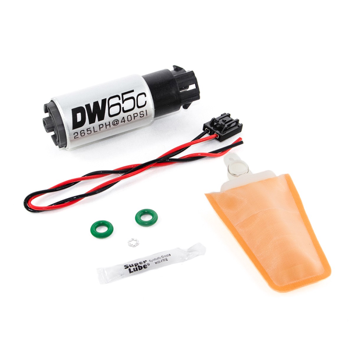 DeatschWerks 265 LPH Compact In-Tank Fuel Pump with Install Kit for Toyota Corolla, Lotus Elise/Exige 04+
