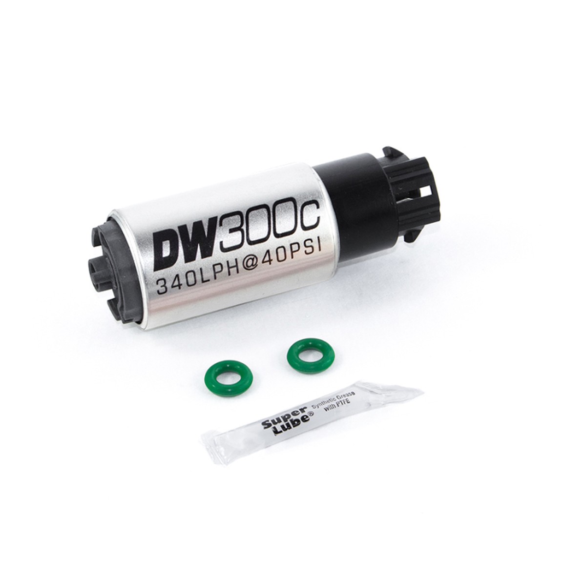 DeatschWerks DW300C 340 LPH Compact Fuel Pump with Install Kit for Nissan GT-R (2009-2015)