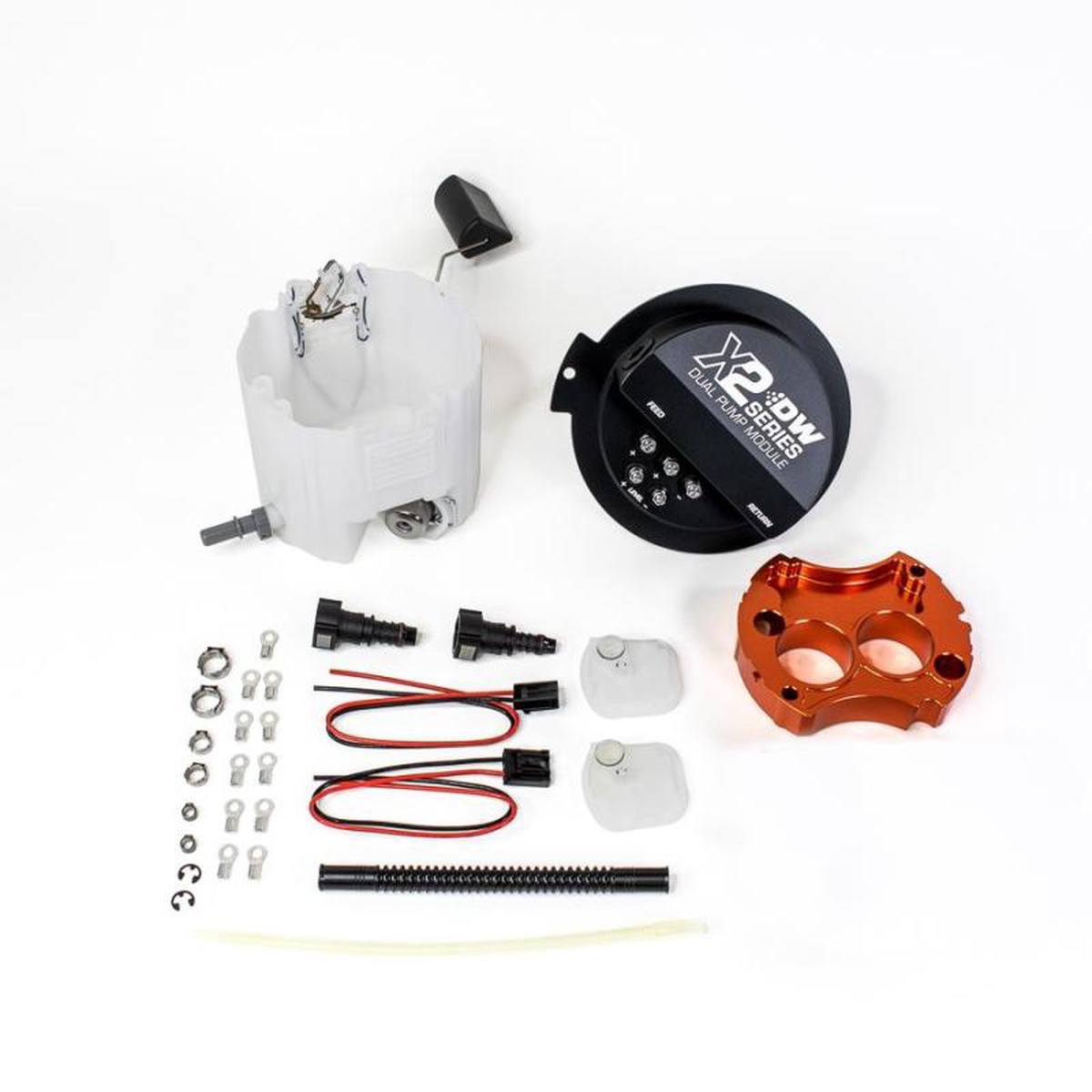 DeatschWerks X2 Series Fuel Pump Module for 2010-2015 Chevrolet Camaro LS 3.7 V6 & SS LS3 6.2, 2010-2014 Cadillac CTS-V